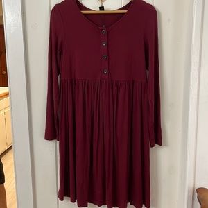 Long sleeve Stretchy Maternity Dress